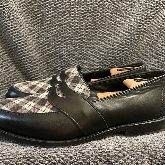 Allen Edmonds Checkerboard Pattern Randolph Loafers Men\'s Shoes Size 10.5 EEE main image 4